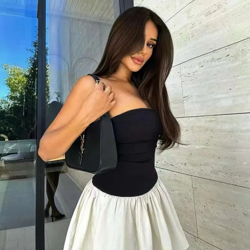 Women's Summer New Fashionable and Sexy Bra Dress