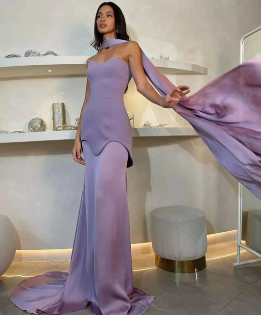 Mermaid Long Prom Dresses Luxury 2025 Luxury Evening Dress Custom Made Off-shoulder Shawl Elegant Women's Dresses for Party