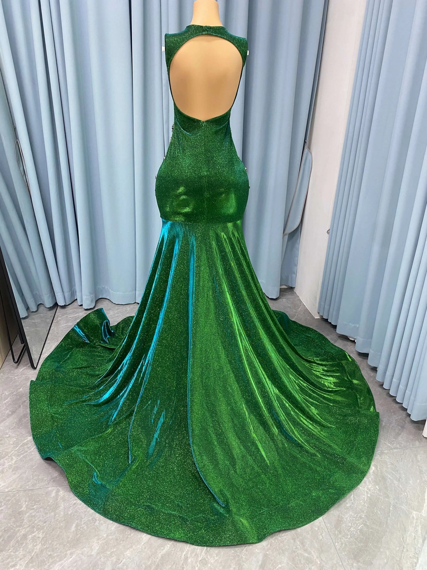 Vestido de noche largo, sexy y elegante para mujer, vestidos de fiesta brillantes.