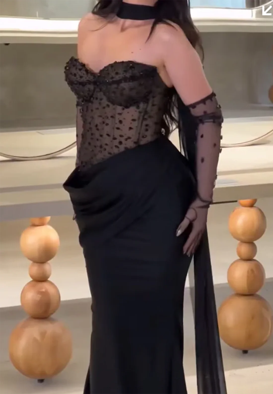 Sweetheart Beaded Sparkly Mermaid Prom Dress