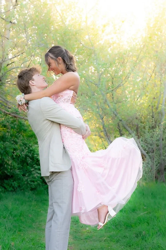 Sweetheart Floral Beaded Mermaid Long Dress