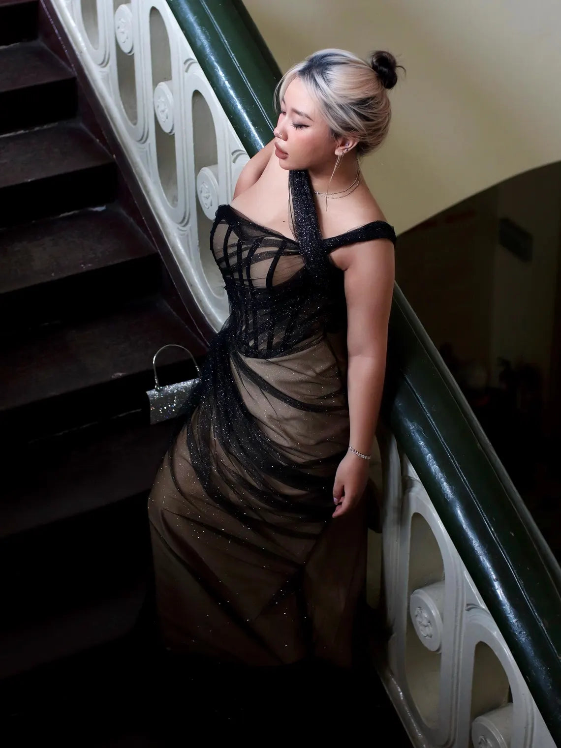 Glamorous Gala Dress / Elegant Evening Dress / Special Event Dress / Shimmering Mermaid Dress / Enchanting Wedding Guest Dress