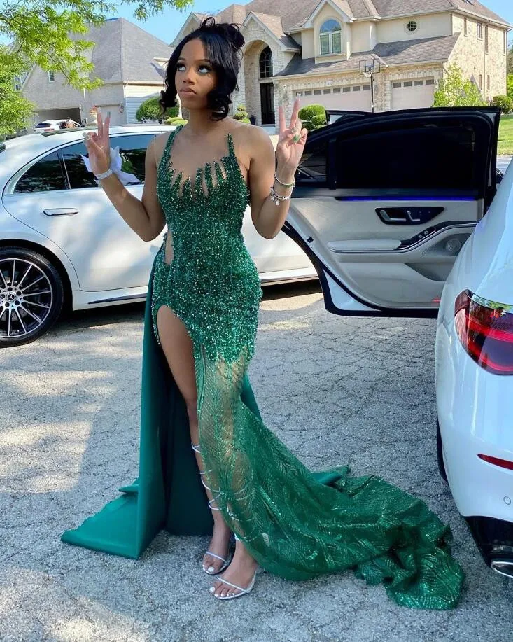 slim fit dress slacks Jovani 36656 Prom Dress - Neon Green main image 1
