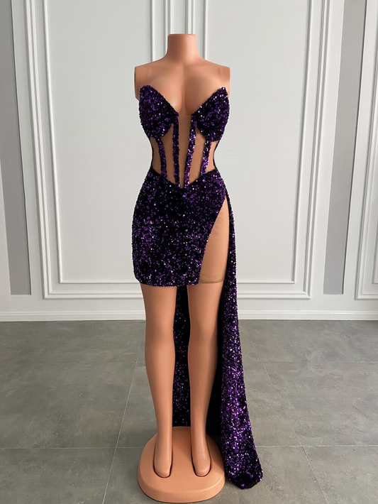 Recién llegado, vestido de fiesta africano negro con escote corazón de malla transparente y lentejuelas rosas brillantes para niñas, para fiesta de cumpleaños