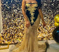 Vestidos de noche con lentejuelas de sirena brillantes, sin tirantes, para ocasiones formales, para mujer, vestidos de fiesta de gala personalizados