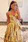 Chic Sweetheart Sleeveless Empire Tiered Party Prom Dress