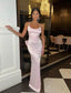Vestido de baile rosa claro, longo, sem costas, sem mangas, estilo halter, para noite
