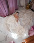 lvory Satin Wedding Dress Basque Waist A Line Long Bridal Gowns Bone Tight Bride Dresses 2025 Customized vestido de novia