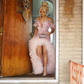 Amazing Shiny Pink High Asymmetrical Maxi GownsFloral Beaded Nigerian Aso Ebi Evening Dress African Formal Occasion Dresses
