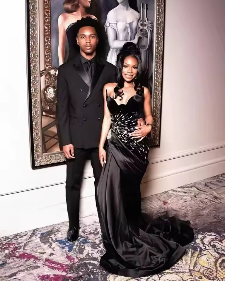 Sexy Black Mermaid Prom Dresses African Girls 2025 Exquisite Satin Crystal Sweetheart Wedding Party Evening Gowns Customized