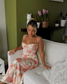 Summer Spaghetti Strap Floral Print Party Dresses Elegant Maxi Bodycon Wedding Guest Holiday Dress New In Dress