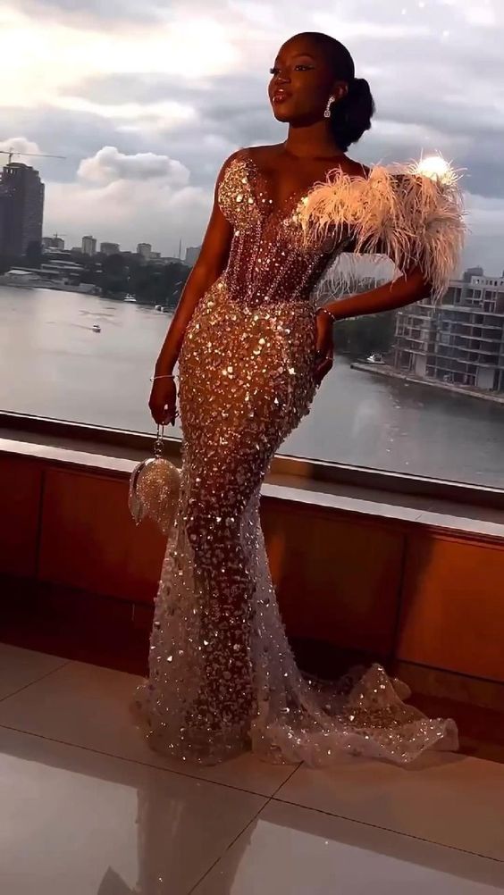 Prom Dress Red Carpet Dress Evening Dress Wedding Dress - As photo / US 0 Prom Dress Red Carpet Dress Evening Dress Wedding Dress - As photo / US 0