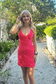 Bodycon V Neck Pink Sequins Tight Short Homecoming Dresses