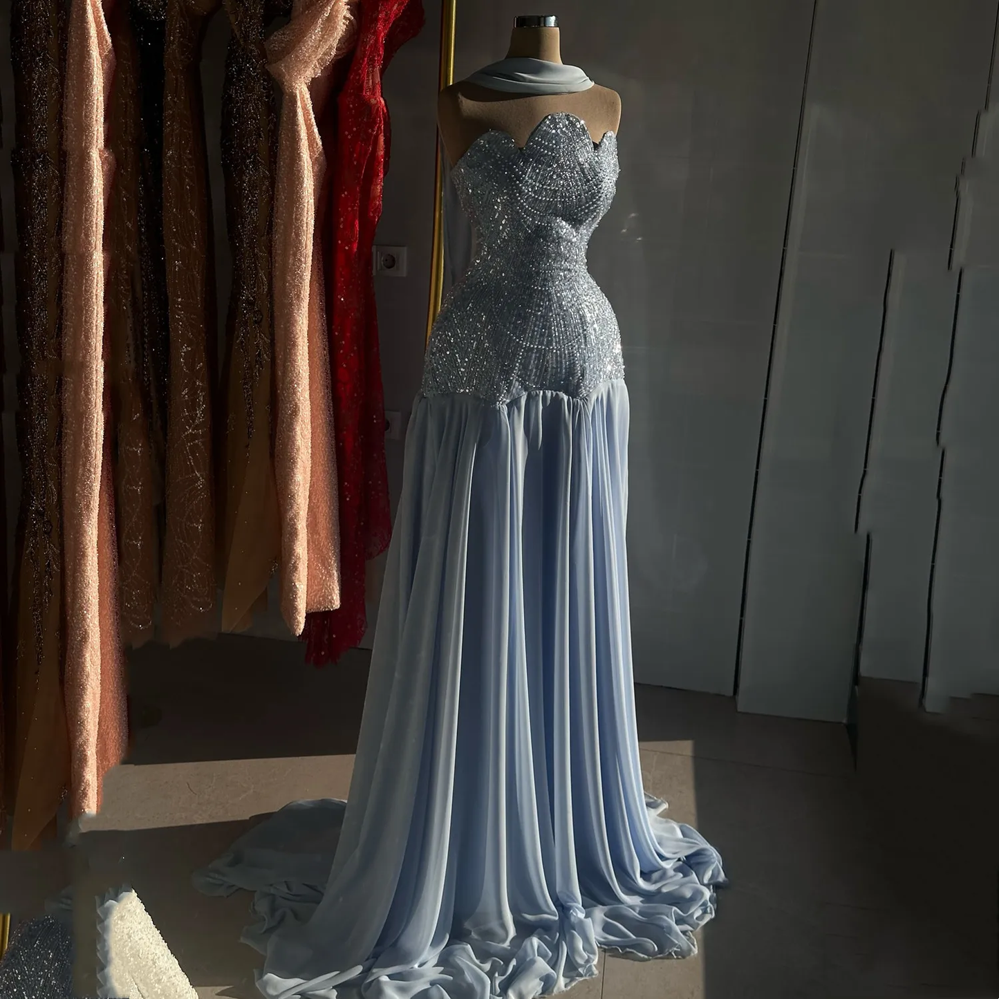 Dresses Gala Women's Evening Dress Blue Prom Dresses for Special Occasions