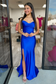 Elegant Strapless Sleeveless Pleated Prom Party Dress High Side Slit and Train Open Back Evening Gown Cocktail Dress Bridesmaid Dress