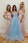 Mermaid Off the Shoulder Blush Pink Sequin Lace Prom Dresses