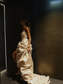 Newest Rcuhed Satin Asymmetrical Formal Dresses With Corset Bustier Fashion Women Maxi Dress To Party Lace Up Back