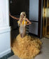 Gorgeous Mermaid Prom Dresses Sheer Neck Lace Appliques Beaded Ruffles Train Evening Gowns Backless Women Formal Party Dresses