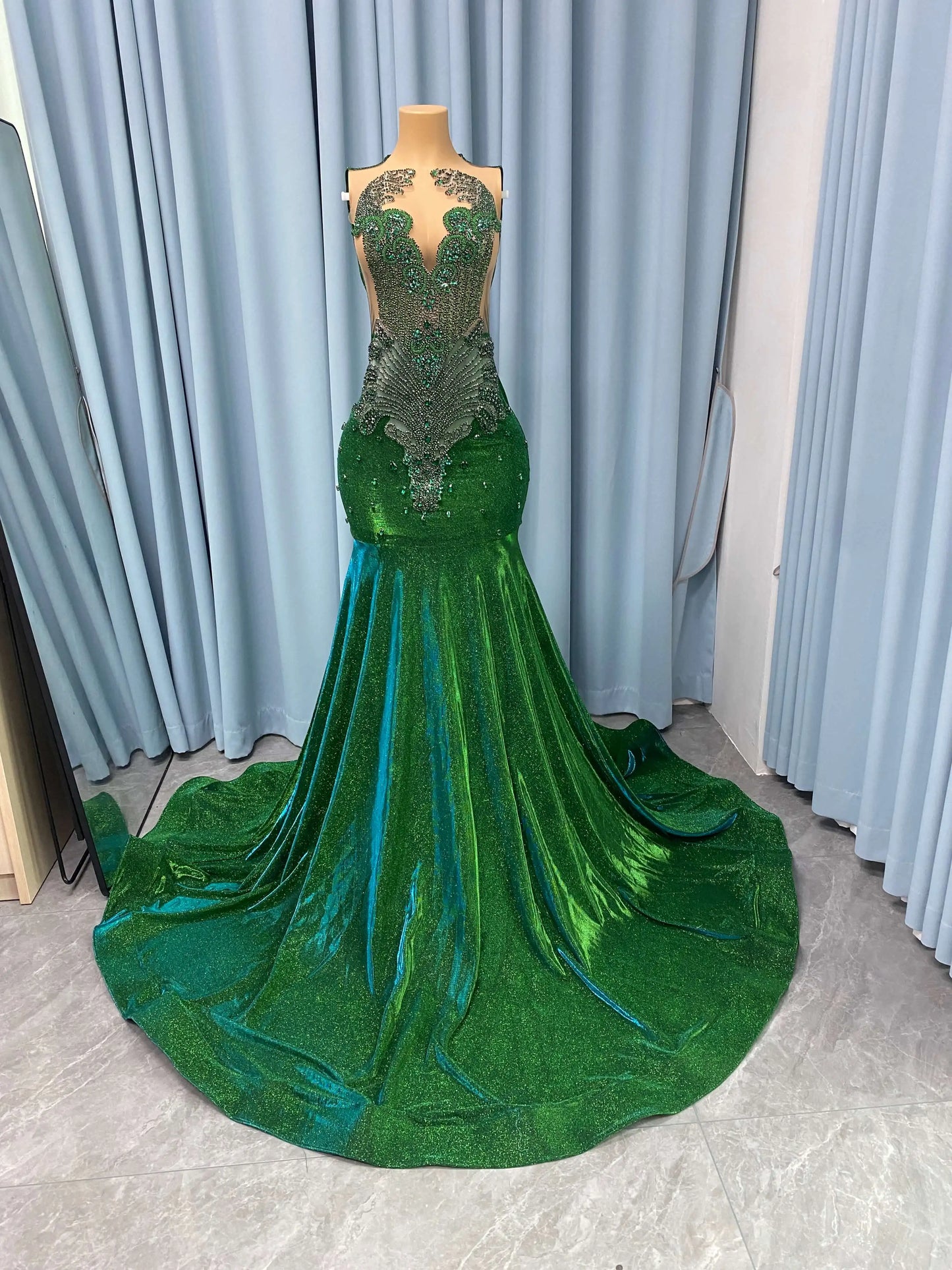 Women Clothes Long Sexy Elegant Evening Dress Sparkling Prom Dresses