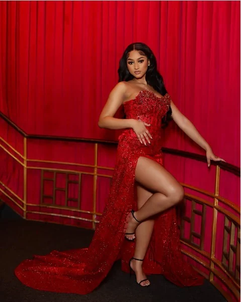 Sparkly Mermaid Sweetheart Sleeveless Lace Up Sweep/Brush Train Prom Dresses