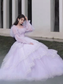 Sparkly Prom Dresses Purple Prom Dresses Robes Cocktail Off The Shoulder Prom Dresses Long Sleeve Prom Dresses