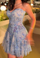 Sparkly Sweetheart Beaded Embroidery A-Line Party Homecoming Dress