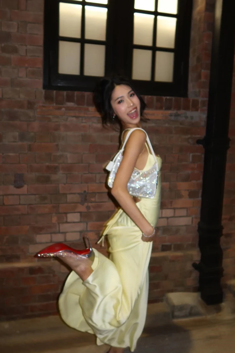 Yellow Spaghetti Straps Long Backless Prom Dress