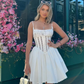 Women's Dresses for Parties Mini Sleeveless White Birthday Dress Fashion A Line Sexy Dresses Woman