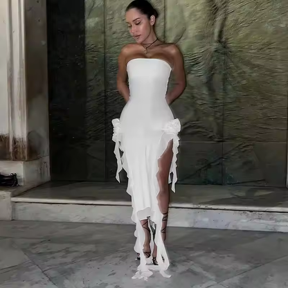 Women Party Club Evening Streetwear Vacation Bodycon Midi Dress Summer Clothes Wholesale Items For Business