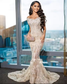 Champagne Prom Dresses 2025 Luxury Mermaid Beading Lace Black Girls Long Formal Evening Party Gala Gowns Graduation Customized