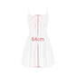 Women's Dresses for Parties Mini Sleeveless White Birthday Dress Fashion A Line Sexy Dresses Woman