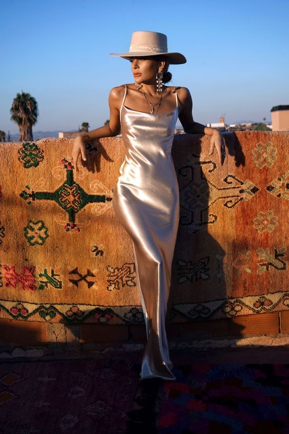 Sheath Cowl Neck Maxi Dresses Slip Dresses