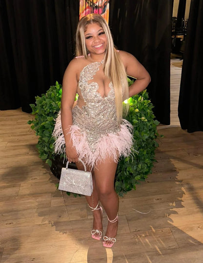 Rhinestone Dinner Dress