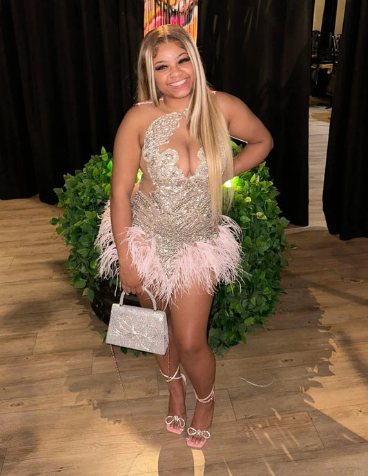 Rhinestone Dinner Dress