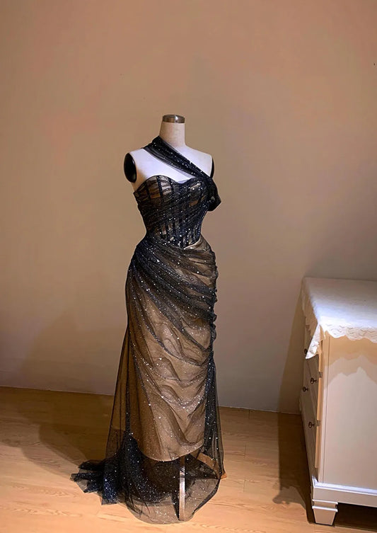 Glamorous Gala Dress / Elegant Evening Dress / Special Event Dress / Shimmering Mermaid Dress / Enchanting Wedding Guest Dress