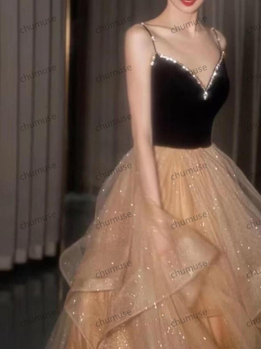 Fairy Tulle Evening Dress,Princess Prom Dress,Ball Gown,Formal Prom Dress,Evening Party Dress,Cocktail Dress,Bridesmaid Gown,Birthday Dress