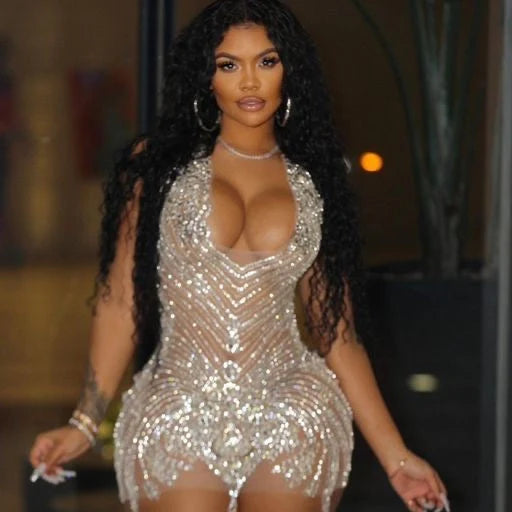 Short Prom Dress For Black Girls Beaded Crystals Birthday Party Dresses Evening Gown Customized