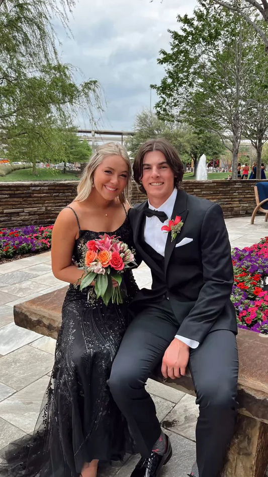 Vestido de baile longo, elegante, preto, com bainha/coluna, vestido de noite em tule preto