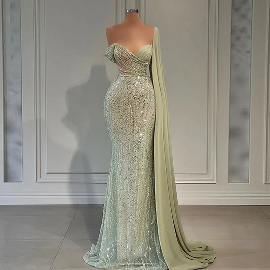 Vestidos de noite de fita de luxo, trompete brilhante, coração, sexy, sem mangas, costas nuas, vestidos de baile femininos, vestidos formais de festa